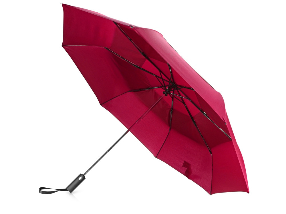 Зонт складной «Canopy» с большим двойным куполом (d126 см) Красный - фото 3 - id-p224827620