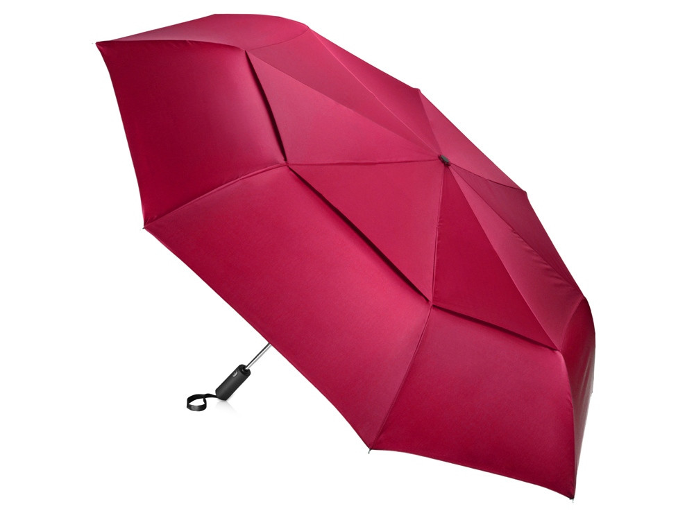 Зонт складной «Canopy» с большим двойным куполом (d126 см) Красный - фото 1 - id-p224827620