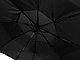 Зонт складной «Canopy» с большим двойным куполом (d126 см) Черный, фото 6