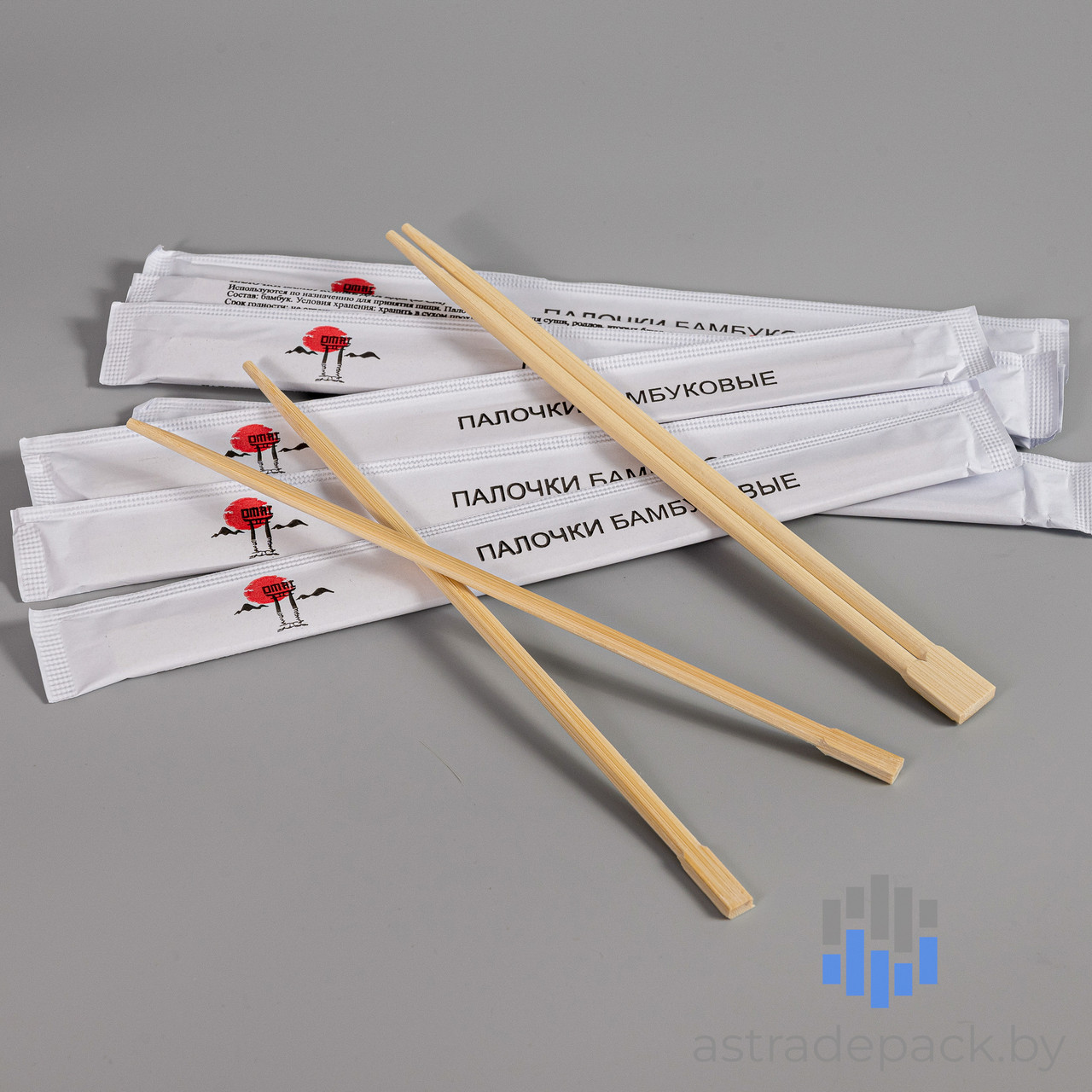 Палочки для суши бамбуковые 23 см, 10 пар в упаковке - фото 3 - id-p214237204