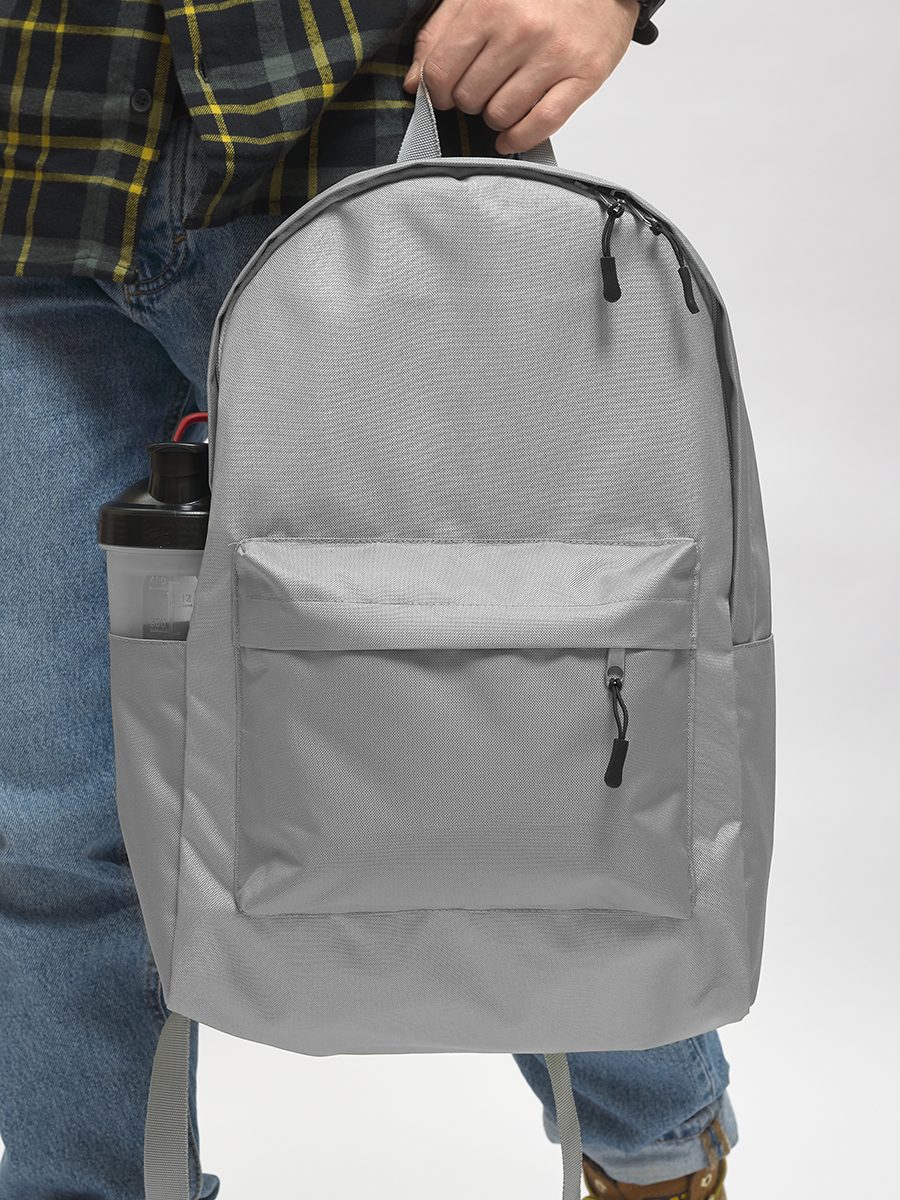 Рюкзак универсальный светло-серый - фото 6 - id-p224828119