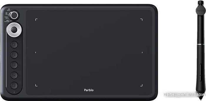 Графический планшет Parblo Intangbo X7 (черный), фото 2