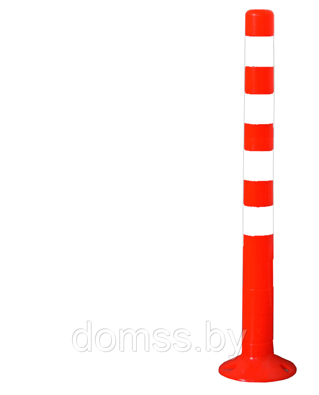 Столбик дорожный гибкий 1000 мм цельный Сэвилен оранжевый 3 светоотражающие полосы - фото 5 - id-p224827634