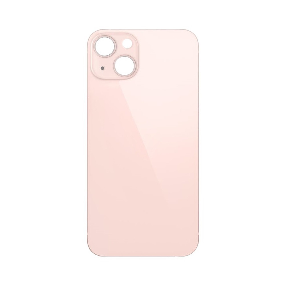 Задняя крышка для Apple iPhone 13 (широкое отверстие под камеру), розовая