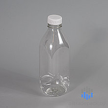 Бутылка пластиковая квадратная 1 л