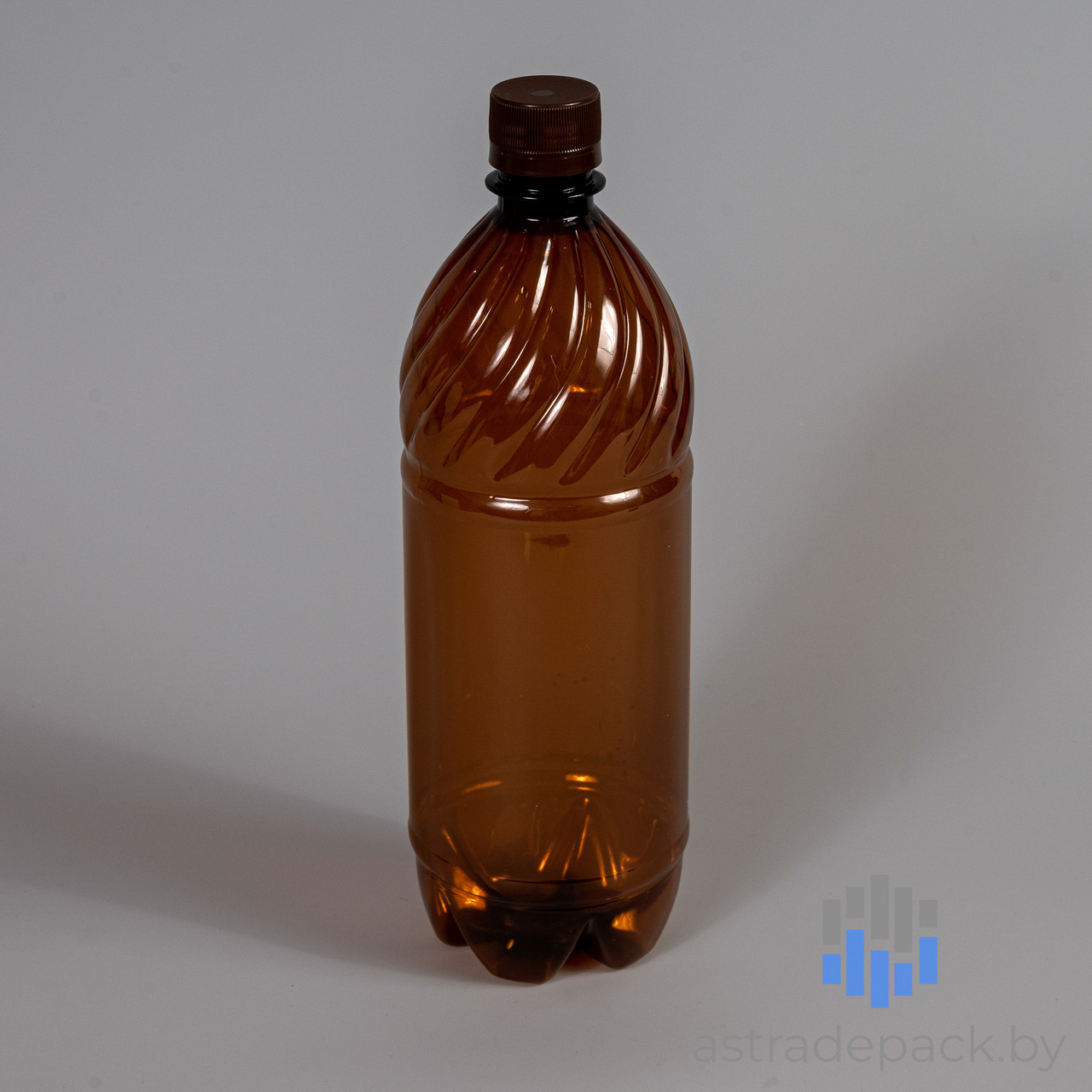 Бутылка пластиковая пивная 1 л с колпачком - фото 1 - id-p208531490