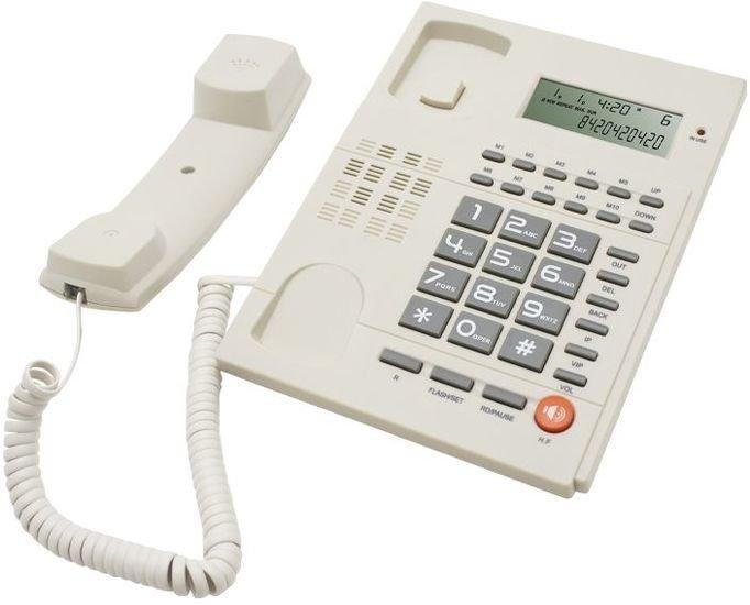 Проводной телефон Ritmix RT-420 (белый) - фото 3 - id-p224830776