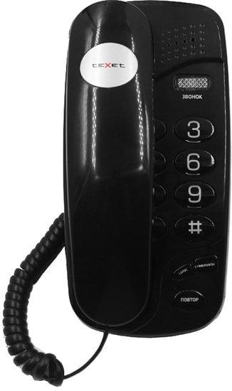 Проводной телефон TeXet TX-238 (черный) - фото 3 - id-p224830782