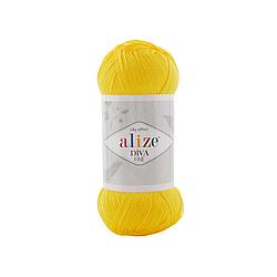 Пряжа Ализе Дива Файн (Alize Diva Fine) цвет 110 желтый