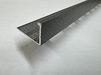 Уголок для плитки L-образный 10 мм, grey stone 270 см