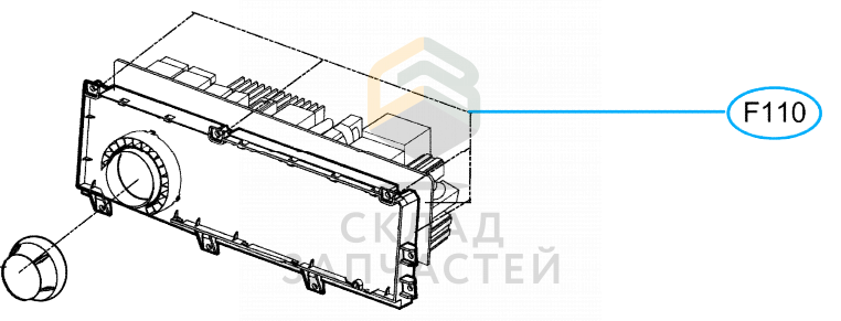 Модуль управления стиральной машины LG F80B9LD (Разборка) - фото 5 - id-p224706354