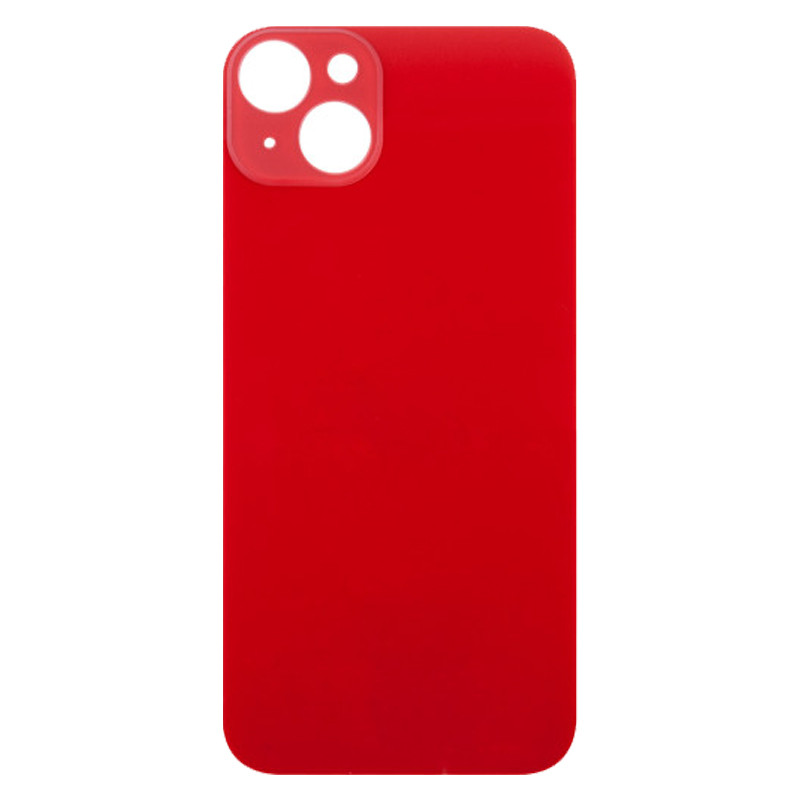 Задняя крышка для Apple iPhone 14 Plus (широкое отверстие под камеру), красная