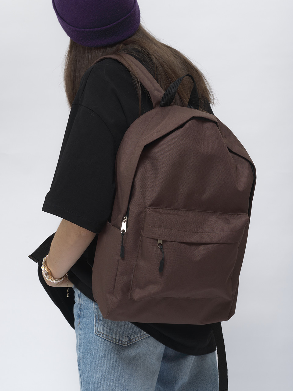 Рюкзак универсальный коричневый - фото 5 - id-p224835454
