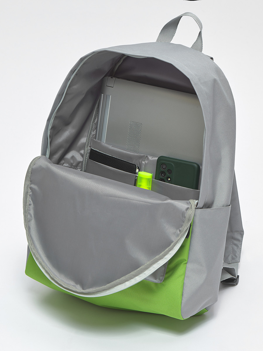 Рюкзак универсальный светло-серый - фото 3 - id-p224835635