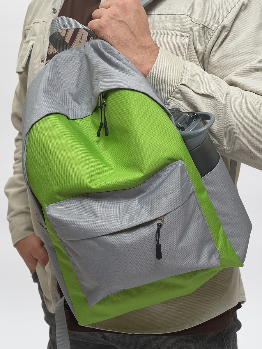Рюкзак универсальный светло-серый - фото 5 - id-p224835635