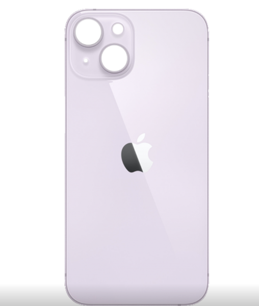 Задняя крышка для Apple iPhone 14 Plus (широкое отверстие под камеру), фиолетовая
