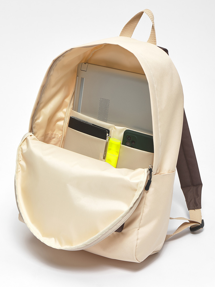 Рюкзак универсальный светло-бежевый - фото 3 - id-p224836116