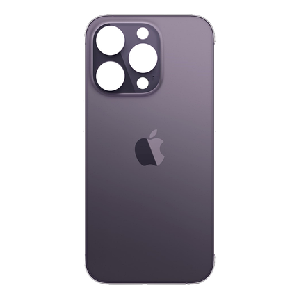 Задняя крышка для Apple iPhone 14 Pro Max (широкое отверстие под камеру), фиолетовая, фото 2