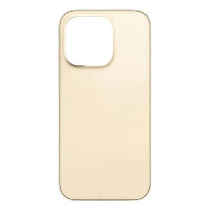 Задняя крышка для Apple iPhone 14 Pro Max (широкое отверстие под камеру), золотая, фото 2