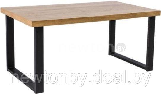 Кухонный стол Signal Umberto 150x90 (массив дуба/черный) - фото 1 - id-p224836295