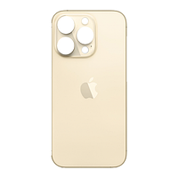 Задняя крышка для Apple iPhone 14 Pro (широкое отверстие под камеру), золотая
