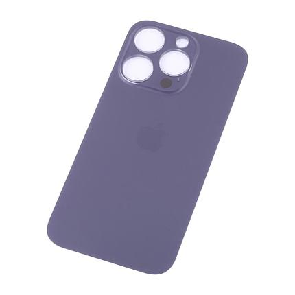 Задняя крышка для Apple iPhone 14 Pro (широкое отверстие под камеру), фиолетовая, фото 2