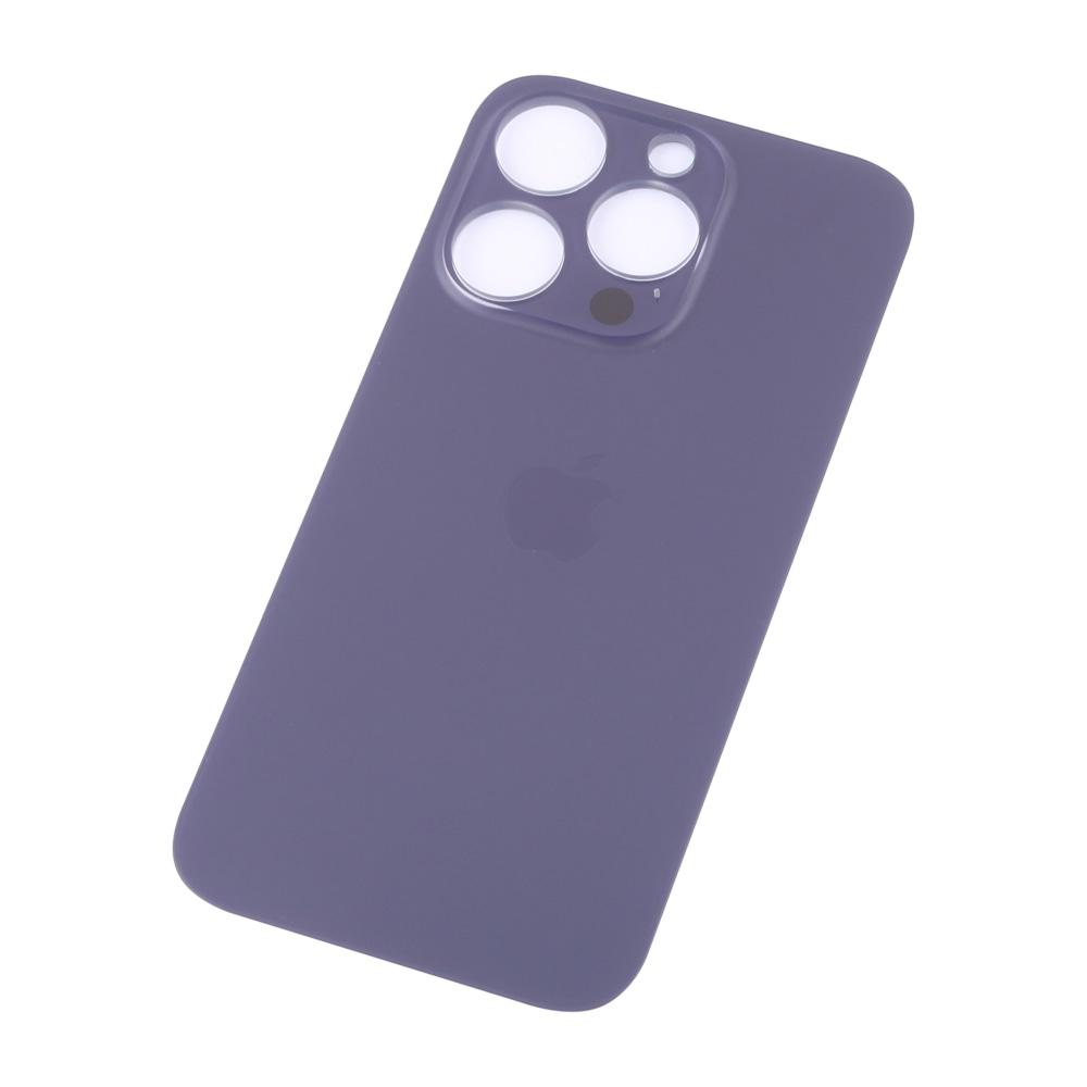 Задняя крышка для Apple iPhone 14 Pro (широкое отверстие под камеру), фиолетовая