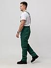 Полукомбинезон рабочий, мужской (цвет зеленый), фото 4