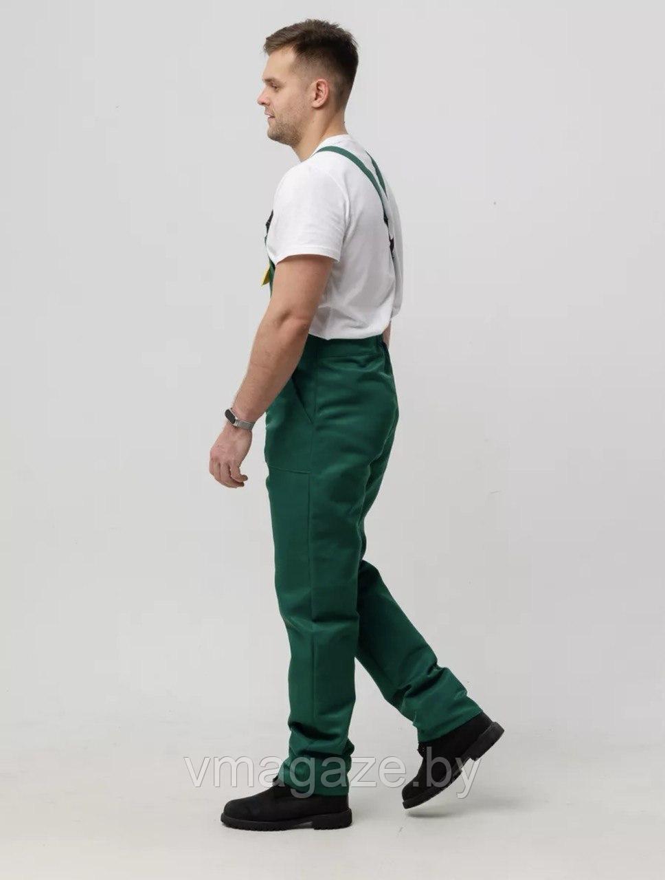 Полукомбинезон рабочий, мужской (цвет зеленый) - фото 4 - id-p224836362