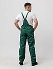 Полукомбинезон рабочий, мужской (цвет зеленый), фото 3
