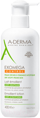 Лосьон для тела A-Derma Exomega Control Смягчающий - фото 1 - id-p224837375