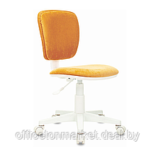 Кресло детское Бюрократ CH-W204NX, ткань, пластик, оранжевый