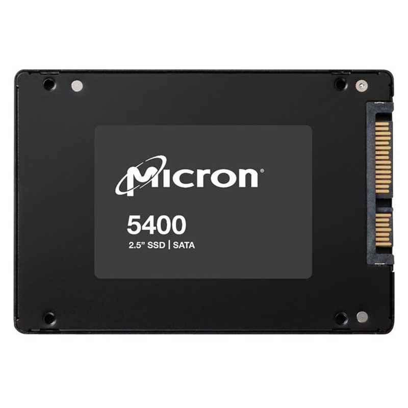 Твердотельный накопитель Micron SSD 5400 MAX, 1920GB, 2.5" 7mm, SATA3, 3D TLC, R/W 540/520MB/s, IOPs 94 000/63 - фото 1 - id-p224839103