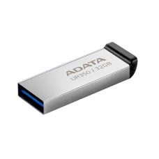 Флеш-накопитель USB3.2 128Gb A-DATA UR350 (UR350-128G-RSR/BK) USB 3.2 Type-A, металл, без колпачка, черный - фото 1 - id-p224839243