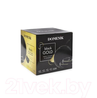 Набор тарелок Domenik Black Gold DM3017 - фото 9 - id-p224839360