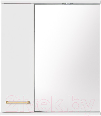 Шкаф с зеркалом для ванной Акваль Порто / В2.1.04.3.6.1 - фото 2 - id-p220196500