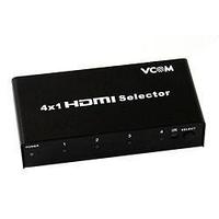 Переключатель VCOM DD434 4-port HDMI Switch (4in - 1out ver1.4) + б.п.