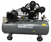 KraftWell KRW-AC950-300L Компрессор поршневой 950 л/мин, 10 бар, 300 л, 380В