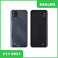 Задняя крышка корпуса для Realme C11 2021, серая