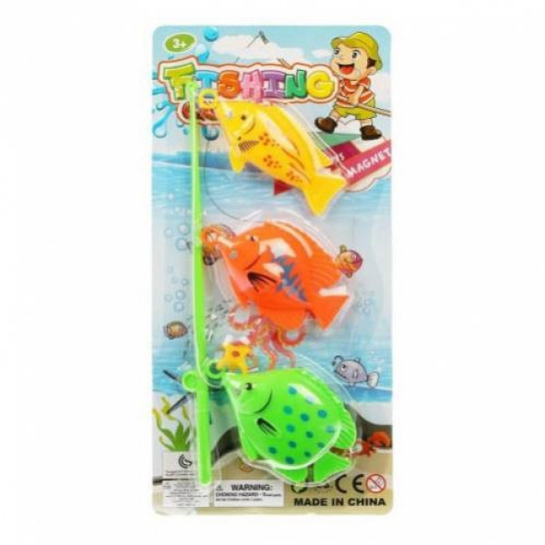 Игрушка для ванны Fishing Game Рыбалка удочка+3 фигурки 3608-E (блистер) - фото 1 - id-p224840625