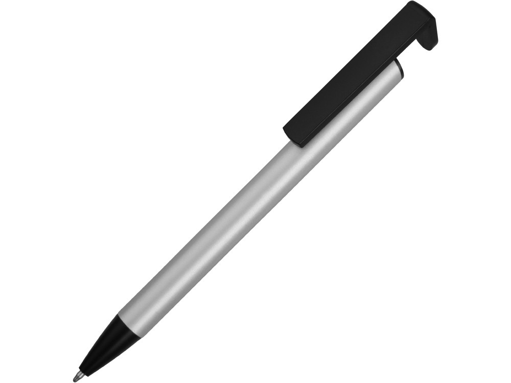 Ручка-подставка шариковая Кипер Металл, серебристый - фото 1 - id-p224840876
