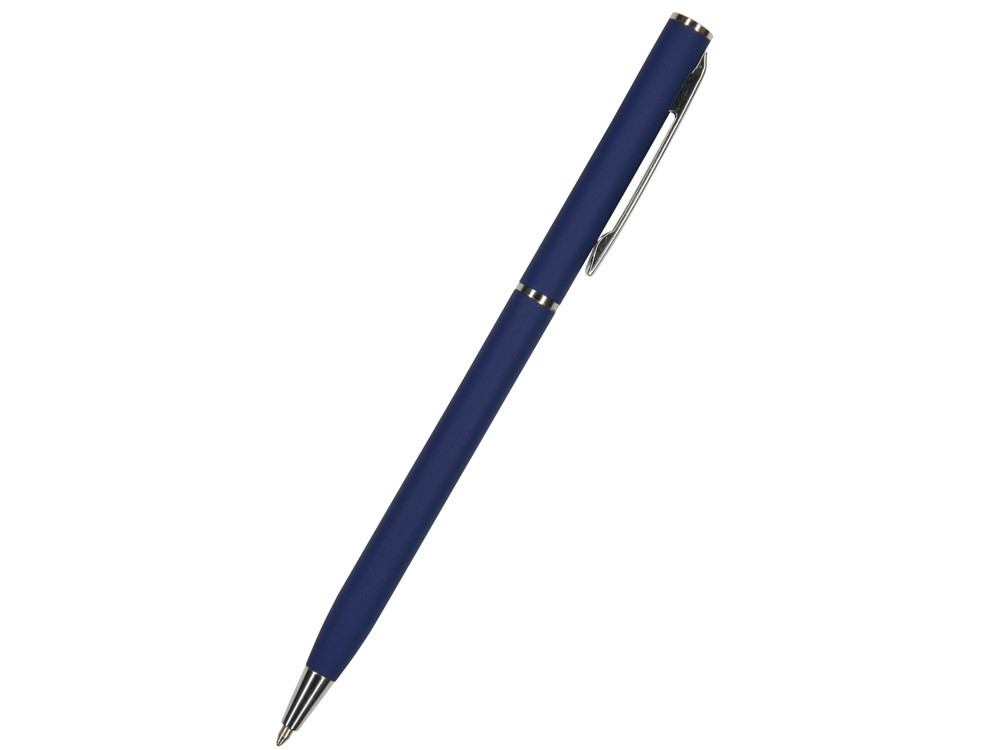 Ручка Palermo шариковая автоматическая, темно-синий металлический корпус, 0,7 мм, синяя - фото 1 - id-p224840892