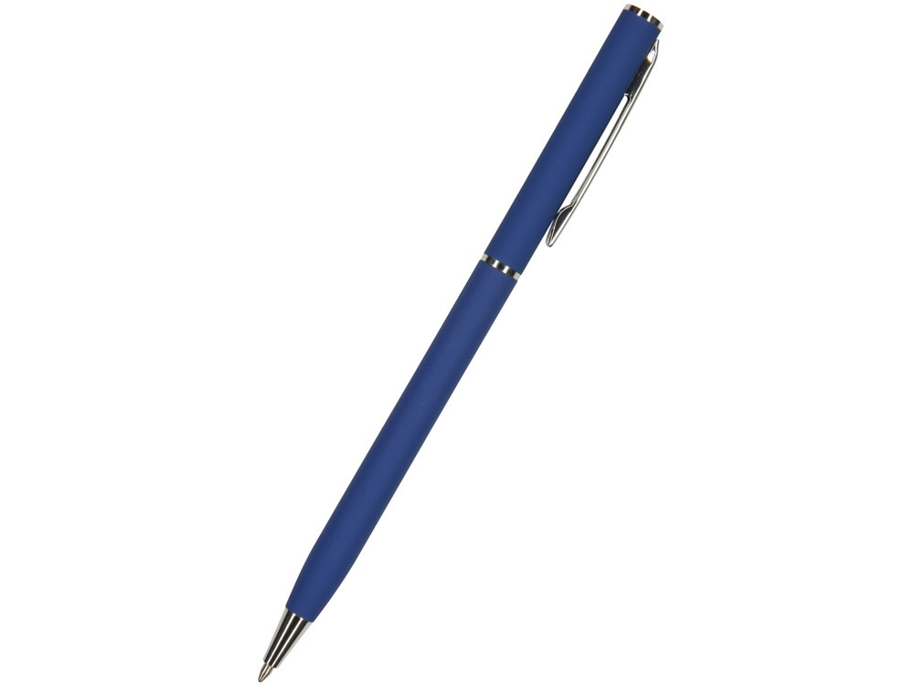 Ручка Palermo шариковая автоматическая, синий металлический корпус, 0,7 мм, синяя - фото 1 - id-p224840893