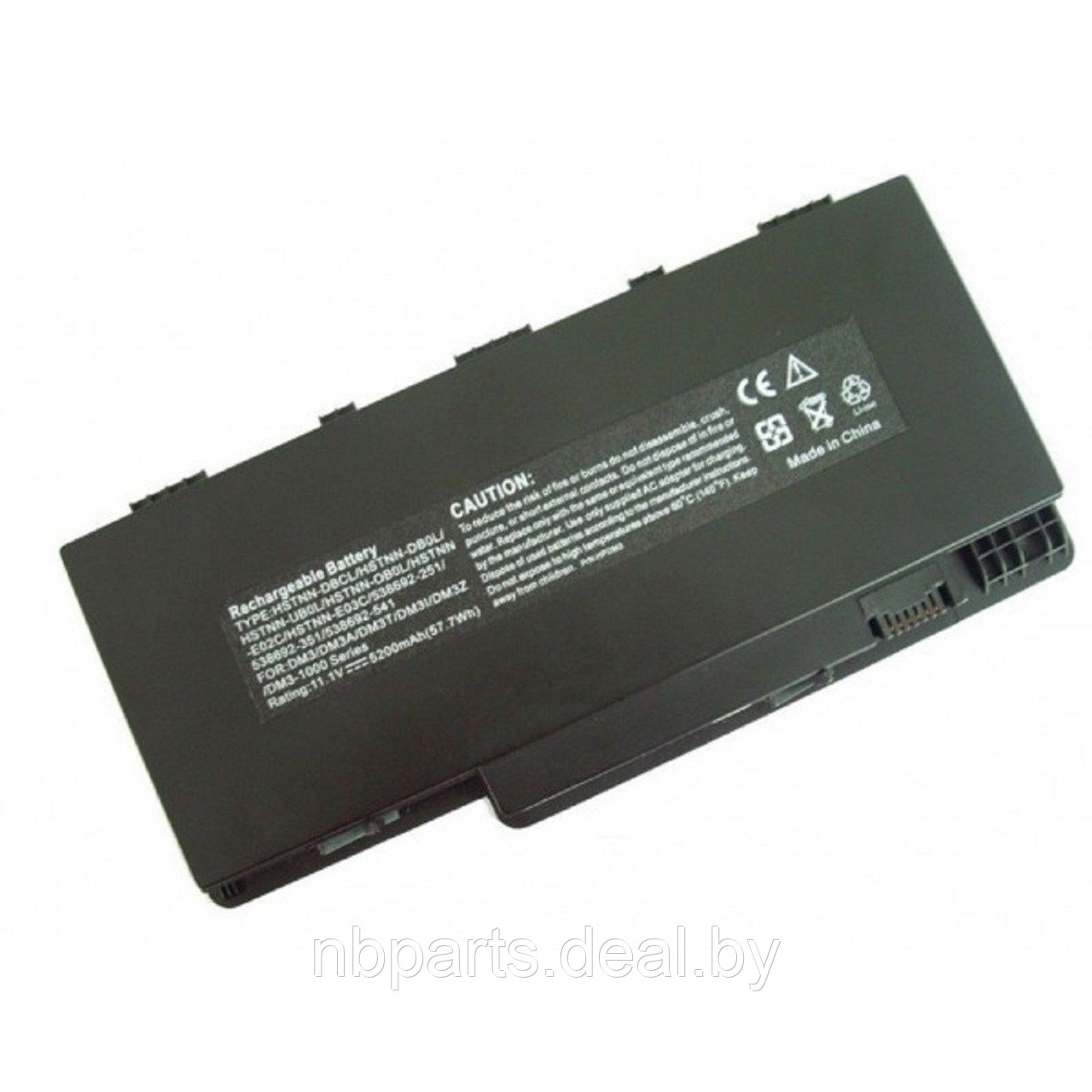 Аккумулятор (батарея) для ноутбука HP Pavilion DM3 DM3-1000 11.1V 5200mAh HSTNN-E02C - фото 1 - id-p194501193