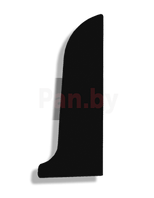 Заглушка для плинтуса ПВХ LinePlast L025 Венге темный, 58мм (правая)