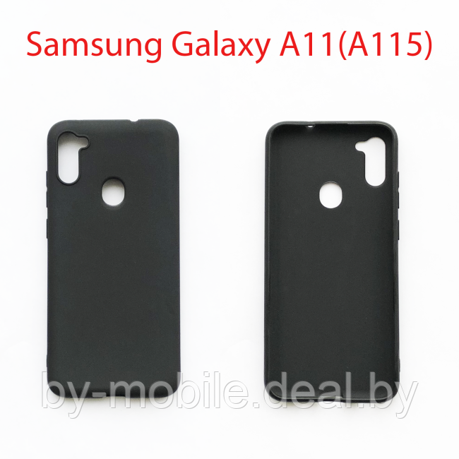 Чехол бампер Samsung Galaxy A11 SM-A115F черный - фото 1 - id-p224845128