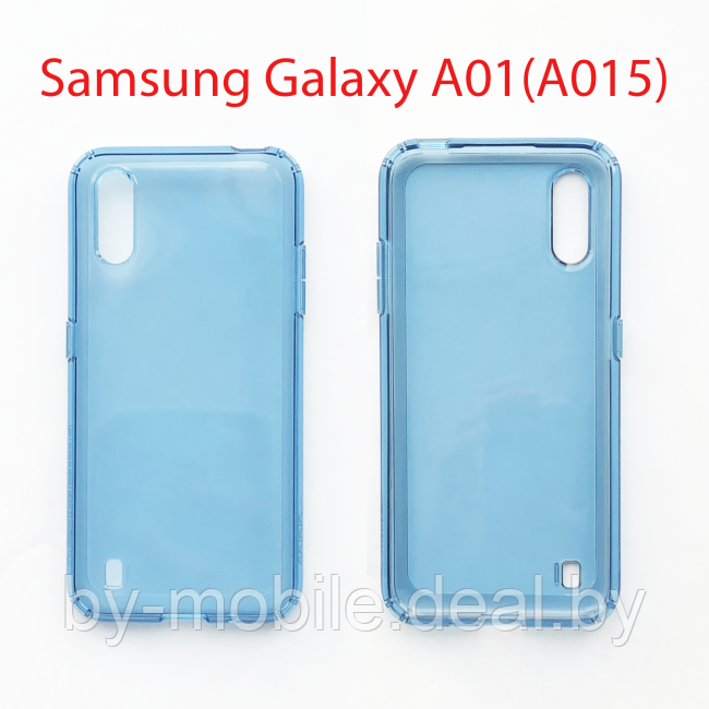 Чехол бампер Samsung Galaxy A20s SM-A207F голубой - фото 1 - id-p224845129
