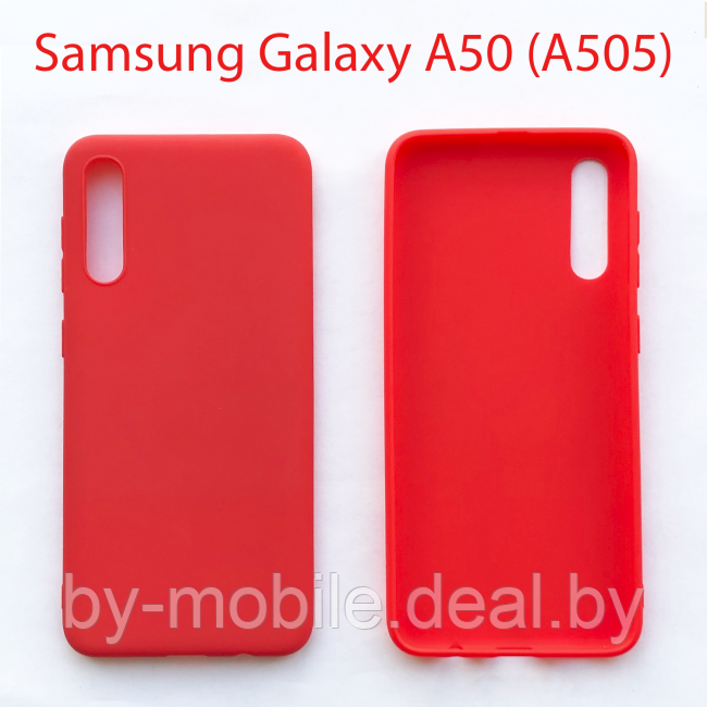 Чехол бампер Samsung Galaxy A50 SM-A505F красный - фото 1 - id-p224845136