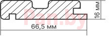 Профиль для панелей МДФ Stella Beats De Luxe Black Lead, стартовый, 2700*66,5*16 - фото 2 - id-p224846436