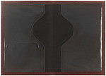 Обложка для паспорта OfficeSpace «Бизнес» 95*135 мм, коричневая